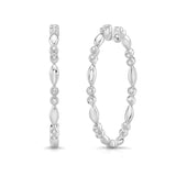 Uneek Stackable Collection Hoop Earrings