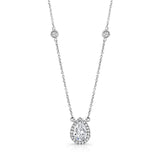 Uneek Pear Shaped Diamond Pendant