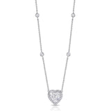 Uneek Sweet-Pea Collection Heart Heart Shaped Diamond Pendant