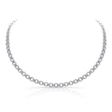 Uneek Diamond Pave Link Necklace