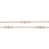 Uneek Cascade Collection Yard Chain Necklace