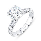 Uneek Timeless Collection Straight Engagement Ring
