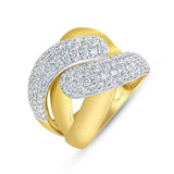 Uneek Legacy Collection Twist Fashion Ring