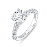 Uneek Timeless Collection Straight Engagement Ring