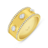 Uneek Alexandria Collection Bezel Fashion Ring