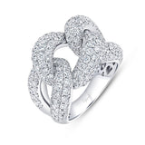 Uneek Legacy Collection Twist Fashion Ring