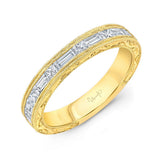 Uneek Stackable Collection 1-Row Wedding Ring