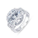Uneek Radiance Collection Double-Halo Engagement Ring