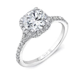 Uneek Best of the Best Collection Split Round Engagement Ring