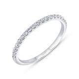 Uneek Petals Collection 1-Row Wedding Ring